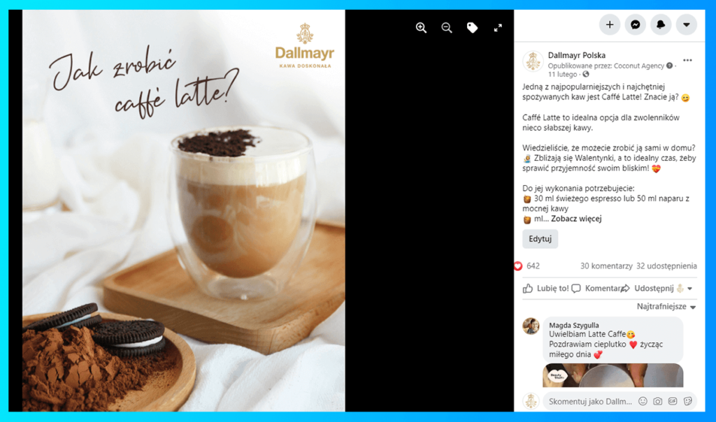 Case study - seria postów poradnikowych na Facebooku
