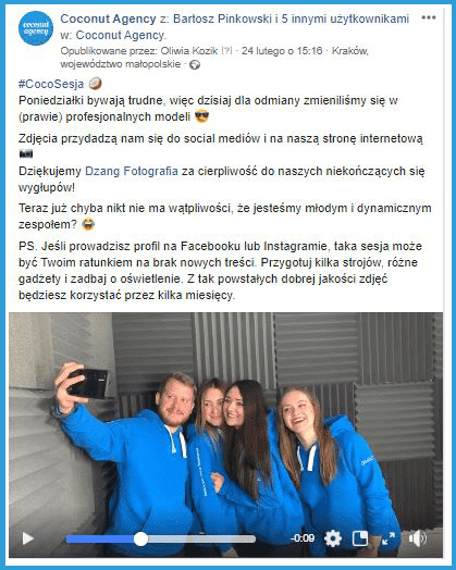 Przykład posta 1