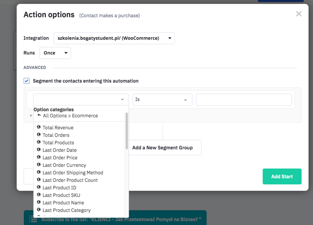 Integracja z Woocommerce