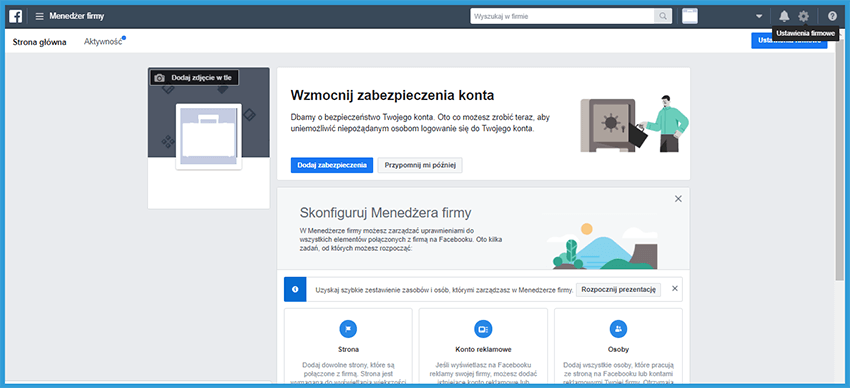 Konfiguracja Menedżera Firmy