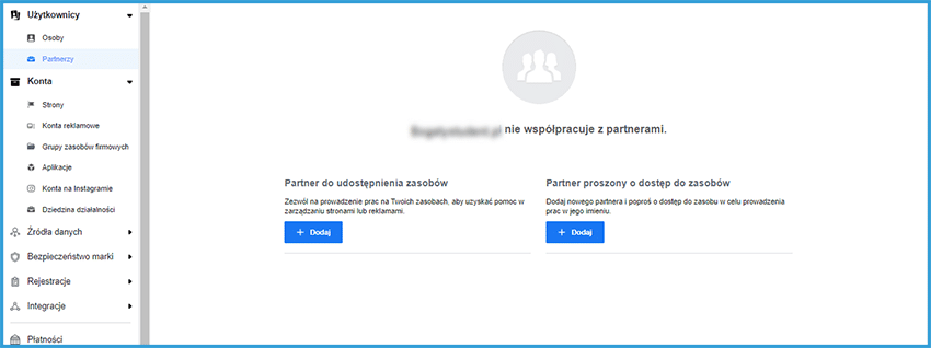 Jak dodać agencję lub partnerów do Fanpage'a na Facebooku?
