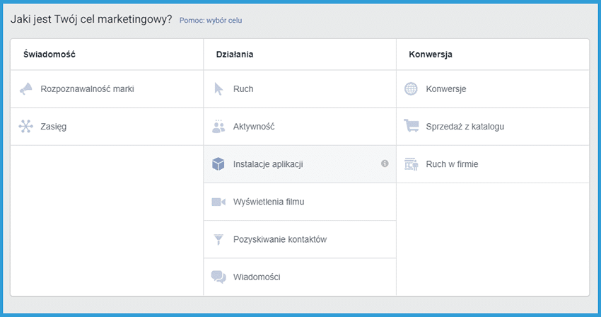 Kampania Reklamowa Aplikacji - Cele marketingowe
