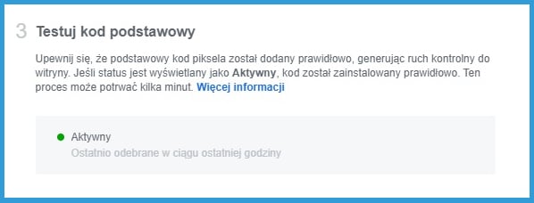 Testowanie Pixela Facebooka