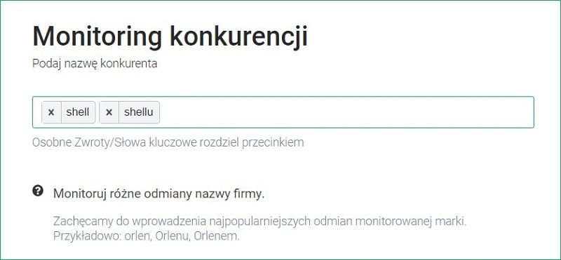 Monitoring konkurencji w Brand24