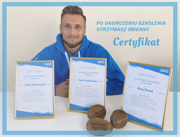 Szkolenie Facebook Ads - certyfikat