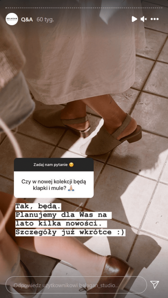 Angażowanie fanów na Insta Stories.