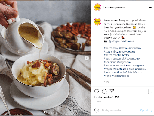 Pomysły na posty na kulinarnym Instagramie.