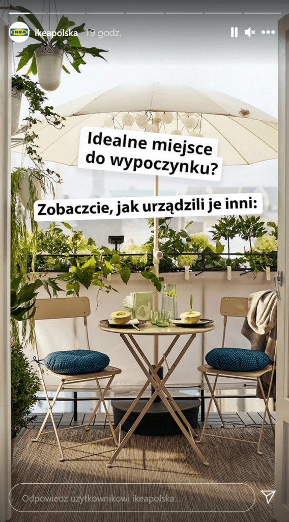 Insta Stories - udostępnianie treści fanów