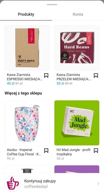 Sklep na Instagramie - jak skonfigurować i po co.