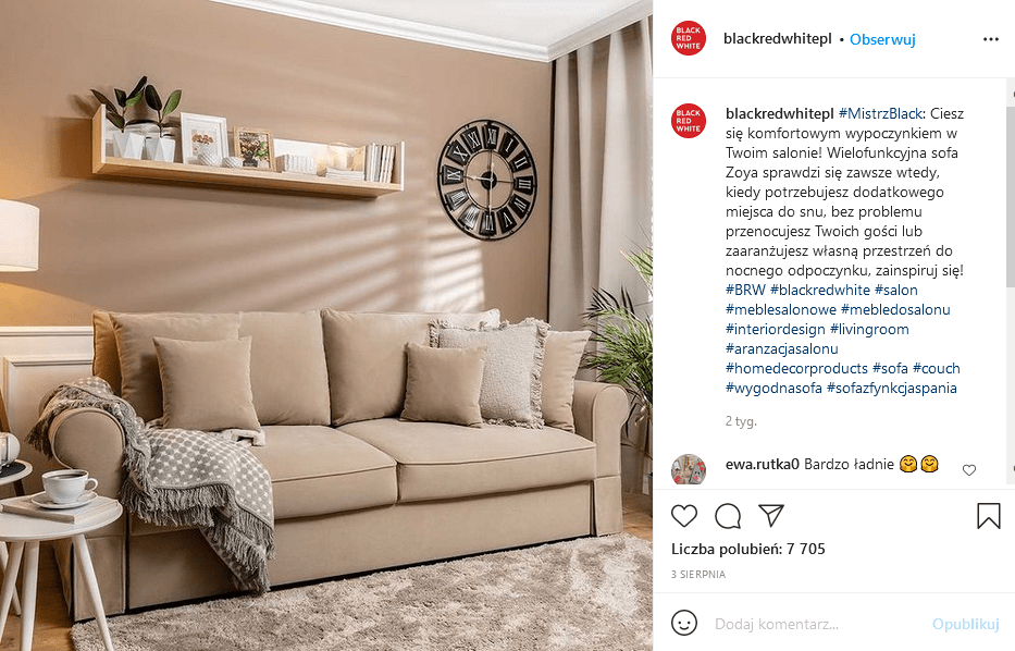Branża home decor na Instagramie - szkolenie dedykowane.