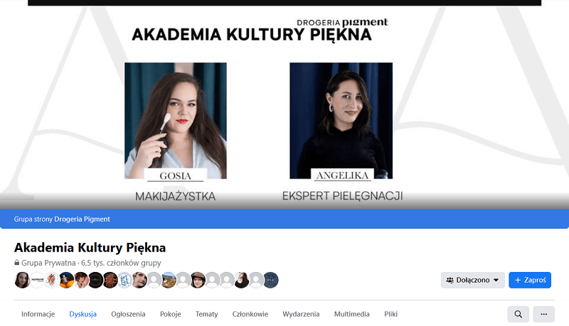 Grupy tematyczne na Facebooku - branża beauty.