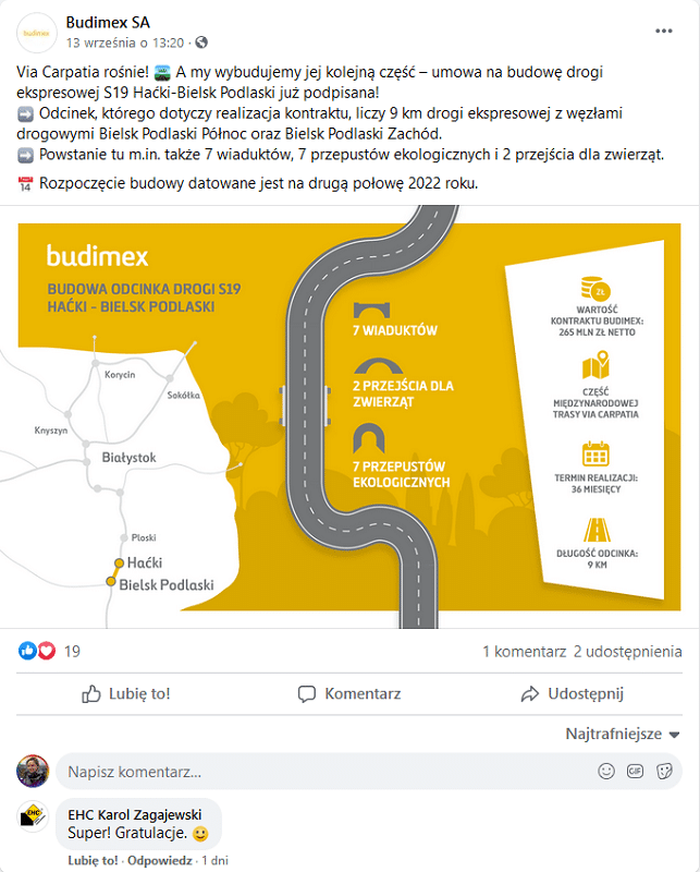 Branża budowlana na LinkedIn.