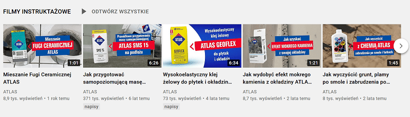 Branża budowlana na YouTube.