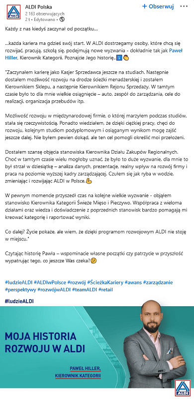 Employer Branding a rozwój kariery - Facebook
