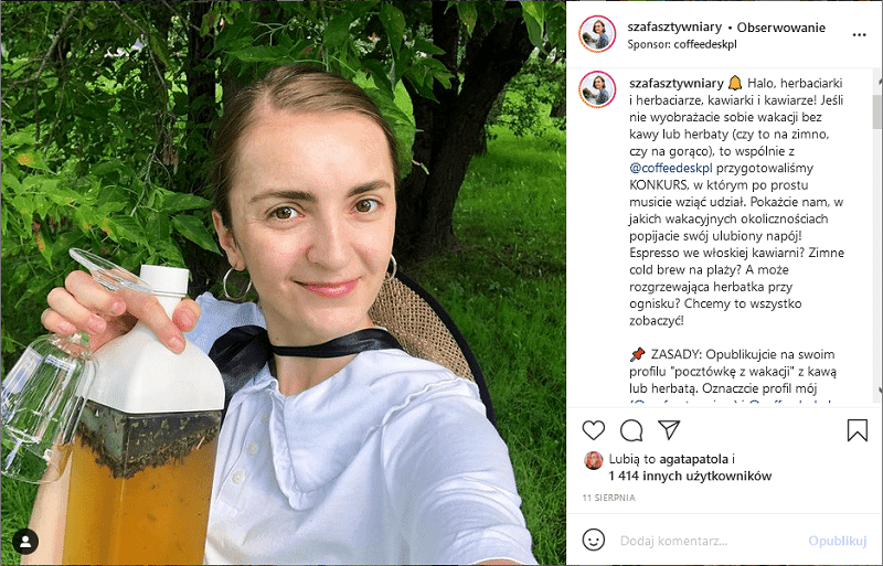 Konkursy w social media - regulamin.