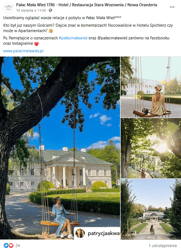 User generated content - branża turystyczna