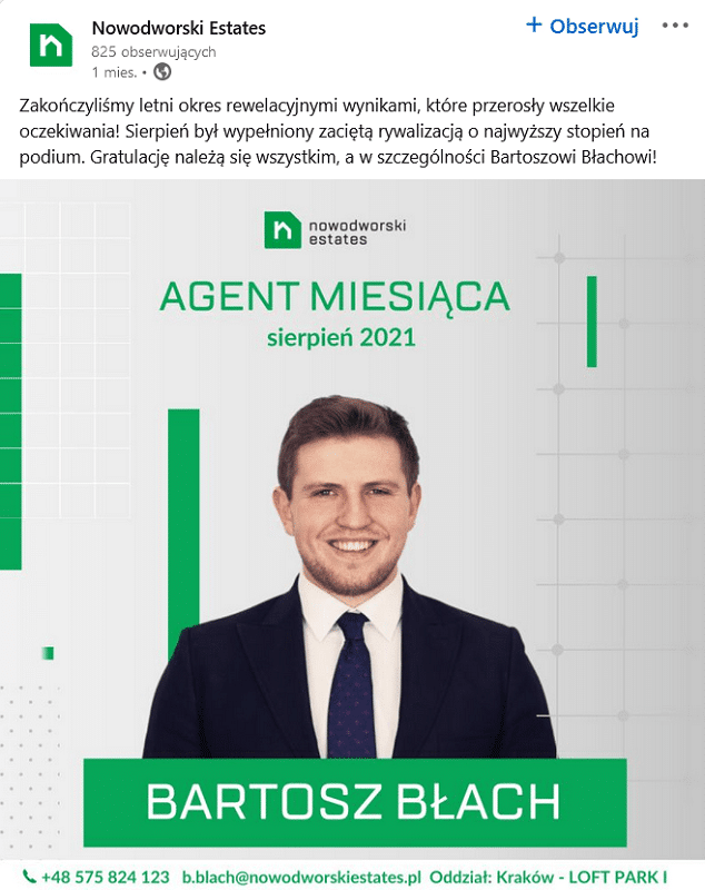 Branża nieruchomości w social media - employer branding