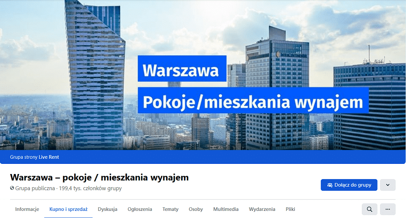 Branża nieruchomości - grupa na Facebook