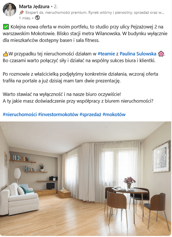 Branża nieruchomości na LinkedIn