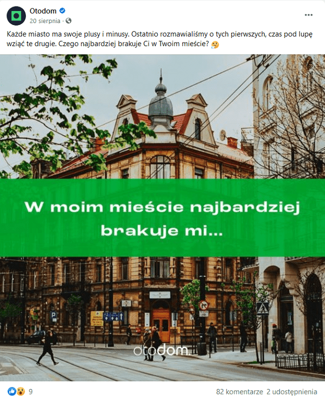 Branża nieruchomości w social media - treści angażujące