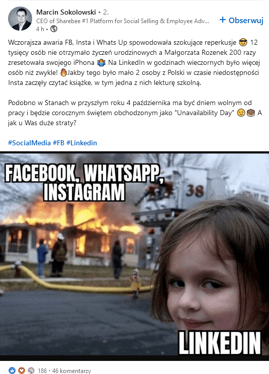 LinkedIn CEO - real time marketing.