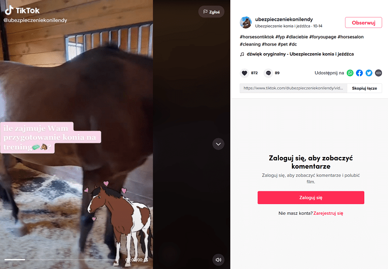 Branża ubezpieczeń na Tik Toku
