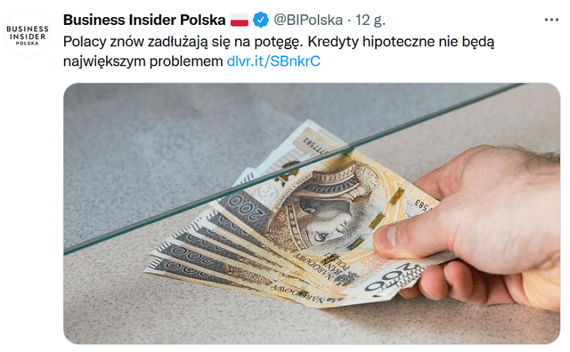 Linki w postach na Twitterze