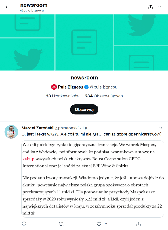 Tworzenie list na Twitterze
