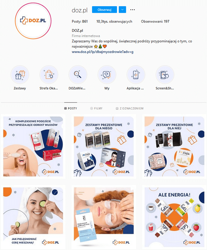 Branża farmaceutyczna na Instagramie