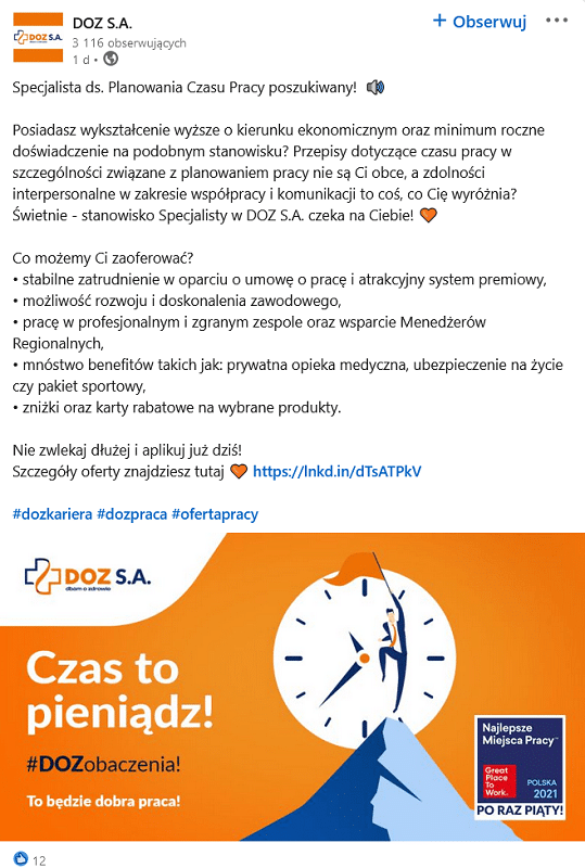 Branża farmaceutyczna na LinkedInie