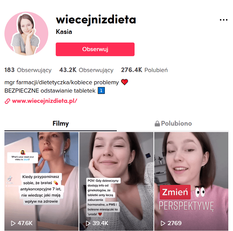 Farmaceuta na TikToku