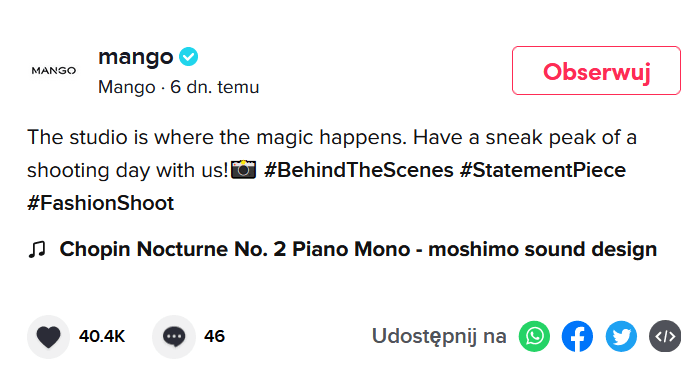 Stosowanie hashtagów na TikToku