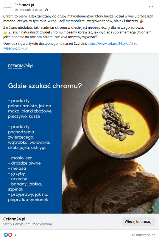 Odnośnik do bloga w social mediach