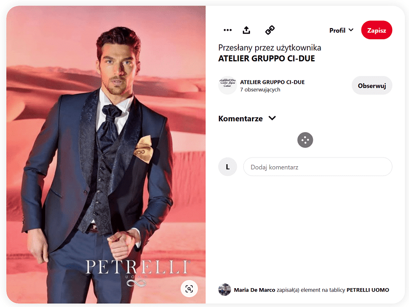 Branding postów na Pintereście