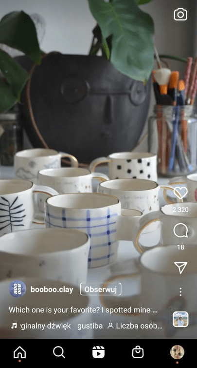 Tematyka lifestyle na Instagram Reels