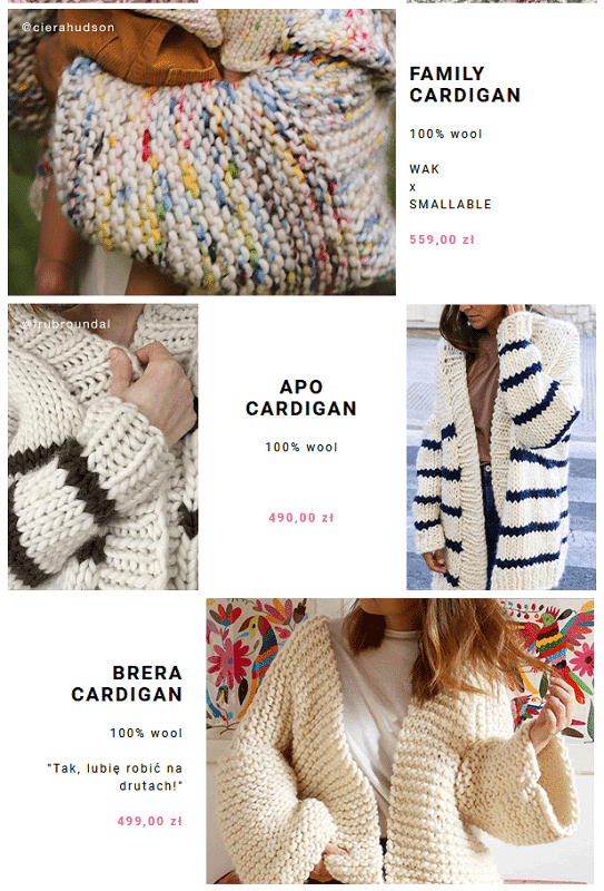 We are knitters - newsletter UGC