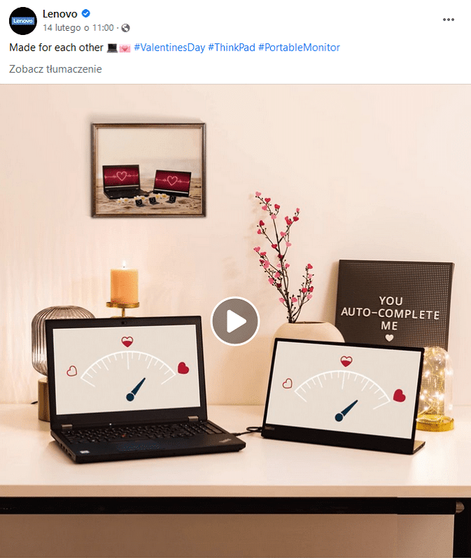 Producent elektroniki w social media
