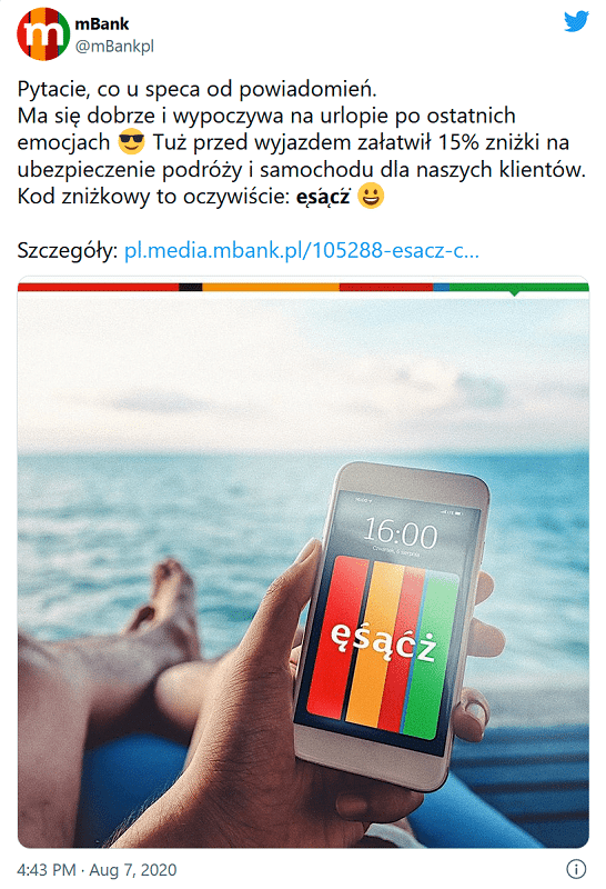 Real Time Marketing - mBank wpadka - promocja