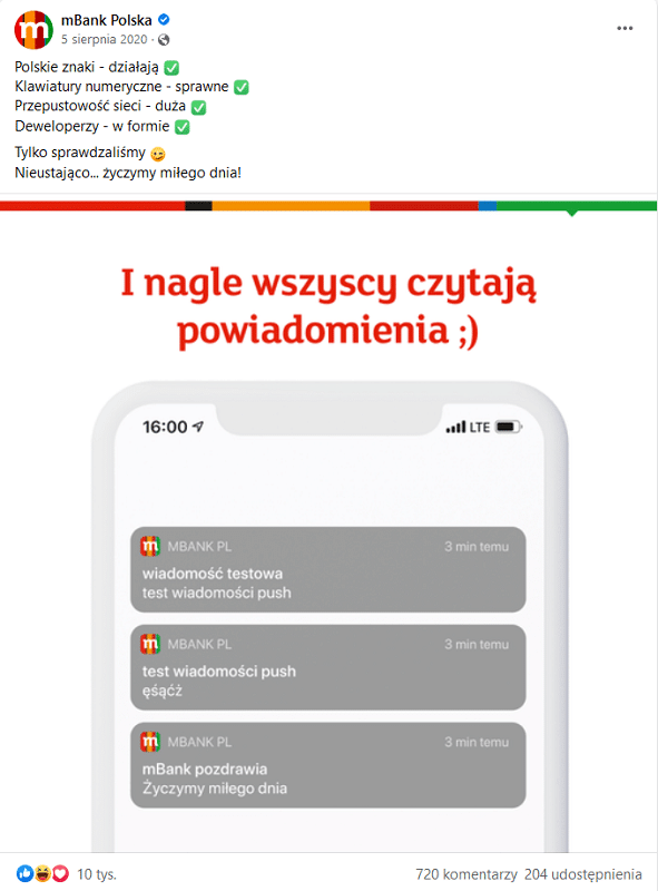 Real Time Marketing - wpadka mBank