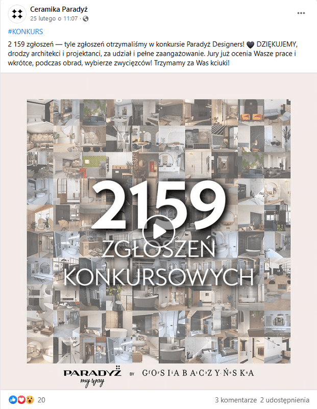 Branża łazienkowa - konkursy w social mediach