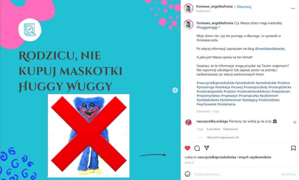 Edukacja na Instagramie