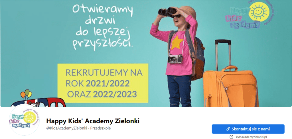 Rekrutacja do przedszkola w social mediach