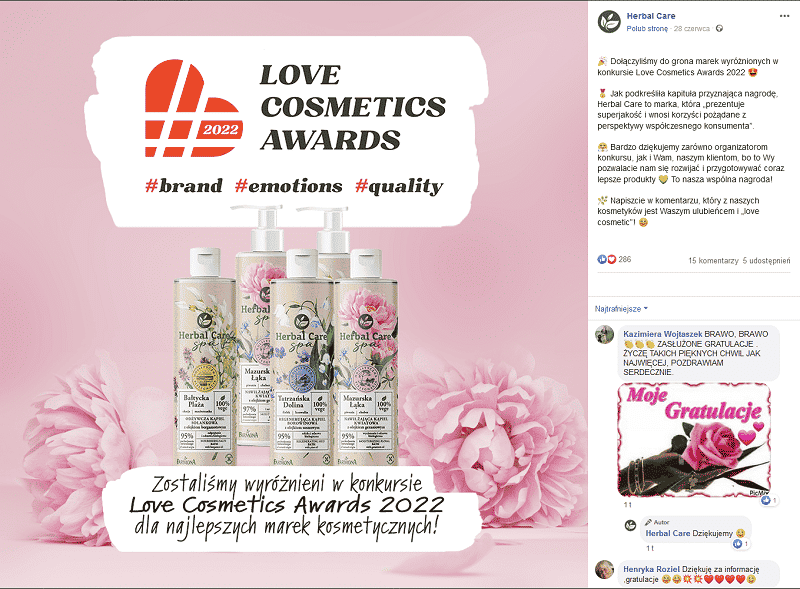 Lejek sprzedaży - Herbal Care lojalizacja i zatrzymanie klienta