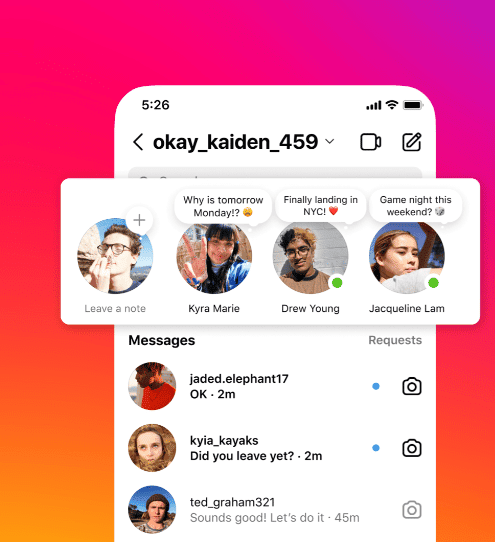 Instagram Notes.