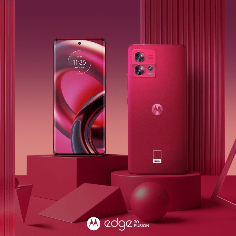 Reklama 3D firmy Motorola w social mediach.