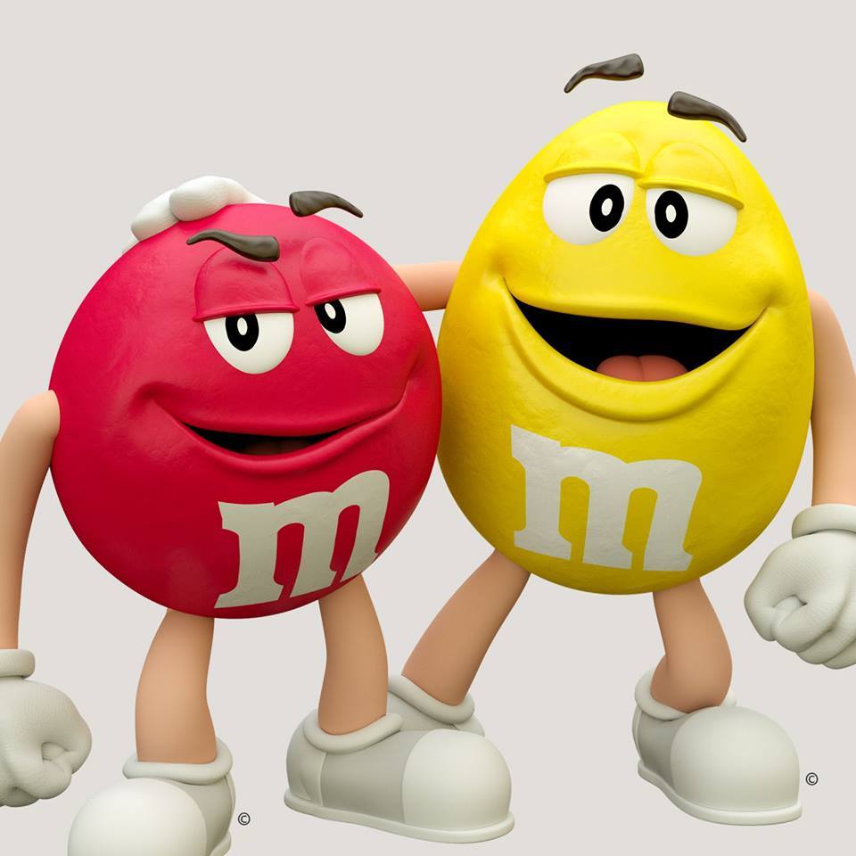 Postacie marki M&M's.