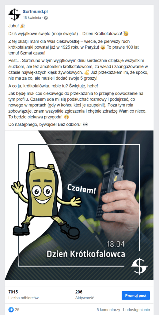 Bohater marki Sortmund.