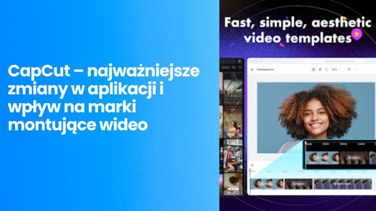 CapCut – jakie zmiany nastały w aplikacji i co oznacza to dla marek montujących wideo?